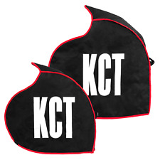 KCT 2 PACK MOTORCYCLE TYRE WARMER COVER SET 17 INCH TIRE OVERSKINS BLANKETS WIND