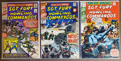 Lot marvel comics sgt - lot/3,