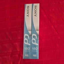 Sony 180 vhs blank - 2x, cd