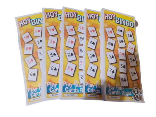 Hoy bingo play - play, cards