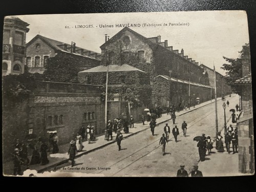 Old postcard limoges - old,