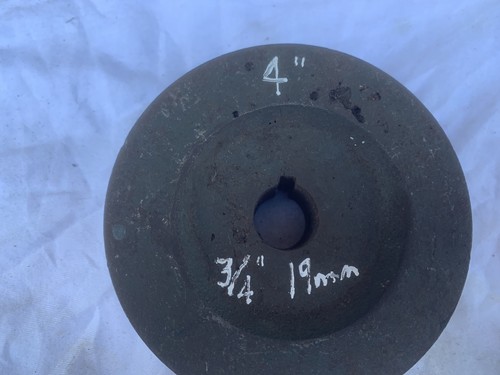 Pulley cast single vee - pulley, 4"
