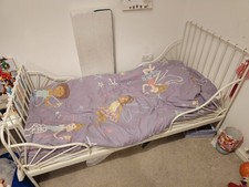 IKEA White Minnen Extendable