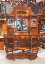 ANTIQUE ROSEWOOD CHIFFONIER  / DISPLAY CABINET            DELIVERY AVAILABLE