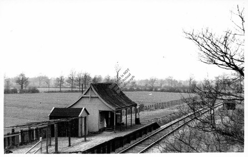 1948 blunsdon train - train, station