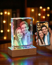 3D Photo Glass Crystal Block
