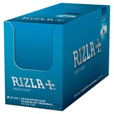 Rizla Polar Blast Extra Slim Filter Tips - Full Box of 24 Packs Sealed Box