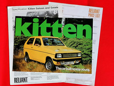 1975-77 RELIANT KITTEN Sales