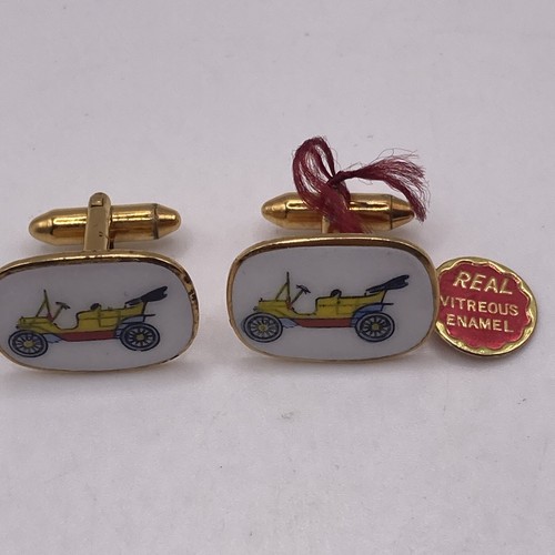 Vintage white gold enamel - white,