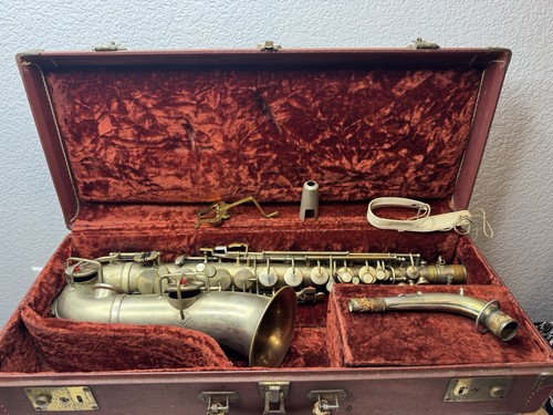 King white alto sax - white, 1920s