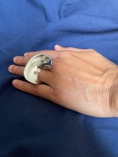 HANS HANSEN period designer silver ring 