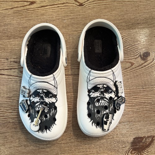 Crocs unisex white black luke - unisex,