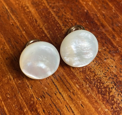 Antique cufflinks mother - antique,