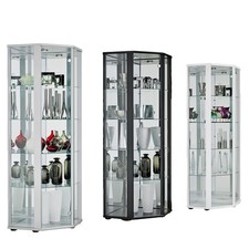 Glass corner cabinet unit - glass,