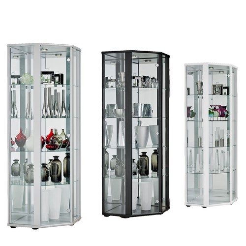 Glass corner cabinet unit - corner,