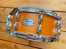 Immaculate! Yamaha Tour Custom Maple Snare Drum 14" x 5.5'' Caramel Satin
