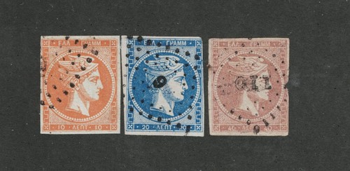Greece stamps 19 21 - sc#, 19-21