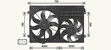 AVA Radiator Cooling Fan