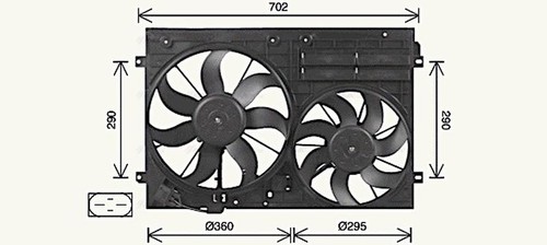 Ava radiator cooling - radiator, fan