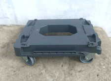 Heavy Duty Wheeled 600 x 455mm Tote Crate Dolly 250kg Warehouse Skate Dollies