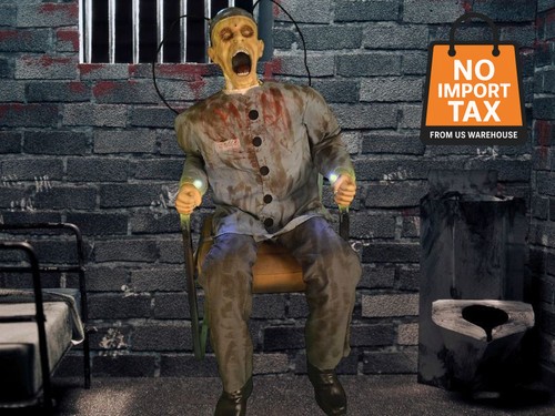 Animated death row - row, halloween