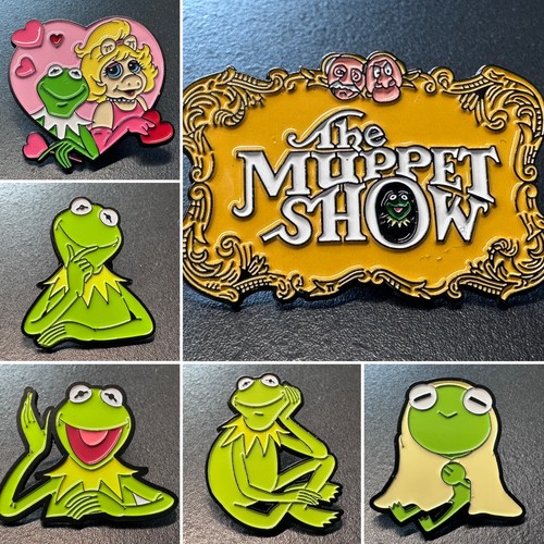 Kermit the frog enamel pin - x,