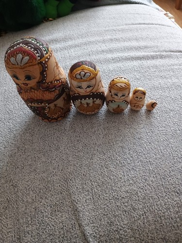 Vintage russian nesting dolls - vintage,