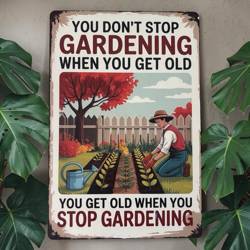 Humorous metal sign 30cm - sign, x