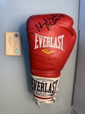 Evander Holyfield Autographed Everlast Red Boxing Glove - Steiner Sports COA