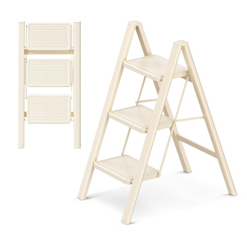 Folding step ladder - step, 3