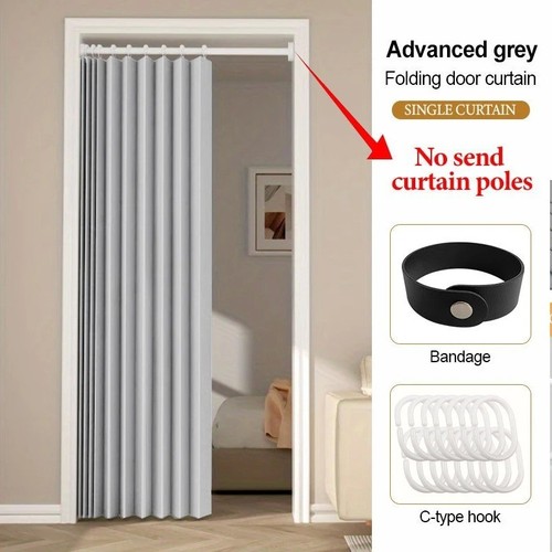 Pvc folding door oak - oak, effect