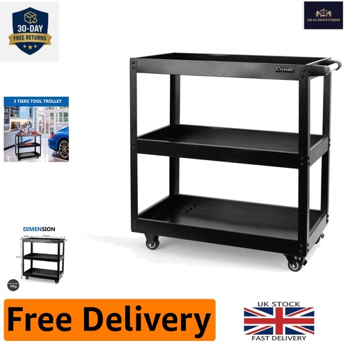 Durable tier storage trolley - durable, 3-tier