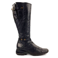 Clarks Knee Boots Black