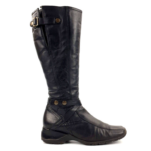 Clarks knee boots - knee, black