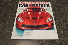 CAR AND DRIVER 2013 VIPER GTS
