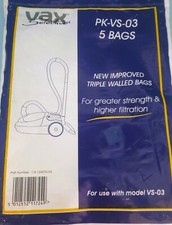 Vax Selections VS03 & Maxim VS22, Dirt Devil DD2601, Proaction VC358 S4 - 5 Bags