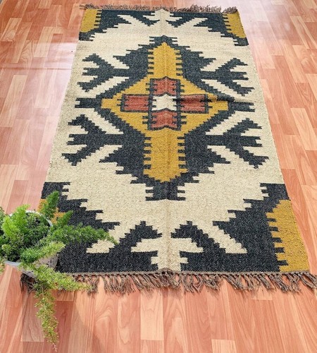 Rectangle kilim rug handmade - rug,
