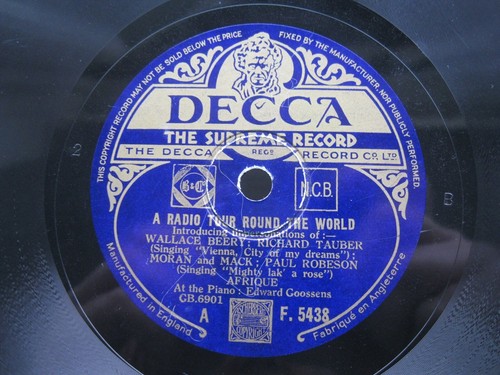 Richard tauber paul robeson - richard,