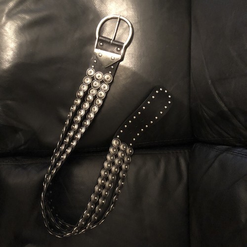 Nanni black leather metal - black, &