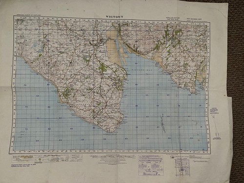 Original ww2 military map - military,