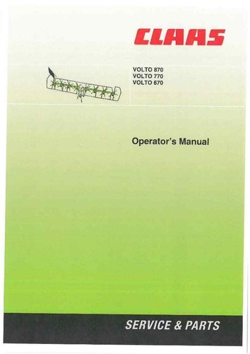 Claas volto 670 770 870 - claas, hay