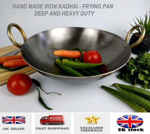 Iron frying pan - frying, wok