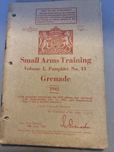 1942 grenades small - small, arms
