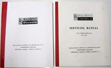 ROLLS ROYCE Diesels Parts List & Servicing Manual #E205 Type 2678 Pub 3011 1967