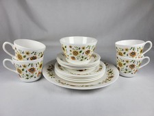 Tea Cup & Saucers Set Bone