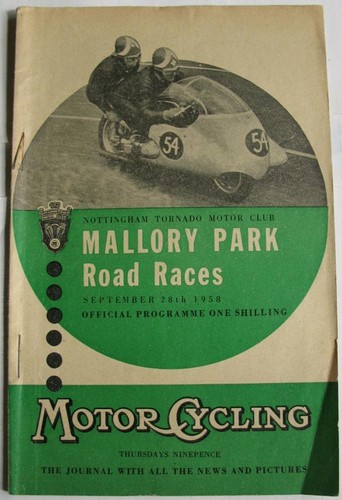 Mallory park sep 1958 - mallory,