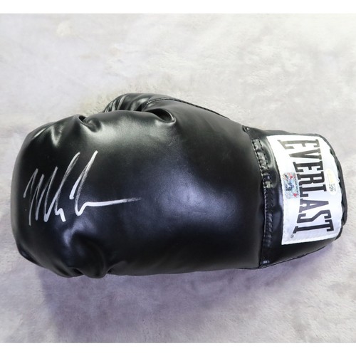 Mike tyson signed everlast - signed,