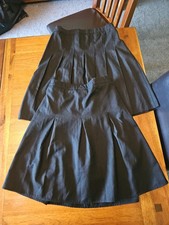 x2 Black Pleated School Skirts