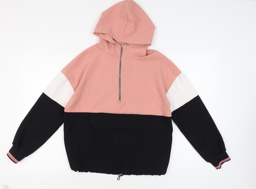 Zara women pink hoodie size - women's,
