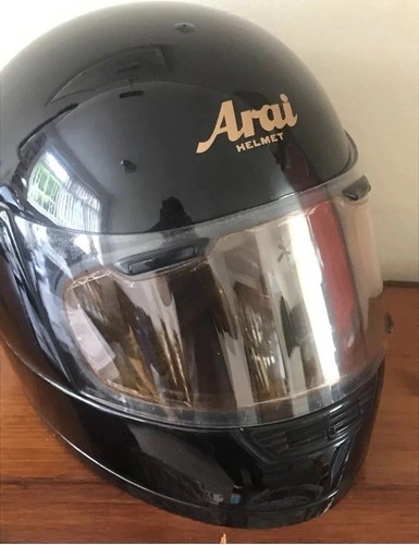 Excellent black arai - excellent, crash